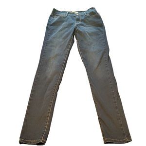 Levis Sz 29x29 710 Super Skinny Dark Blue Zip Up Red Tab Jegging